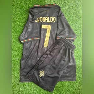Ronaldo Portugal Jersey kids set